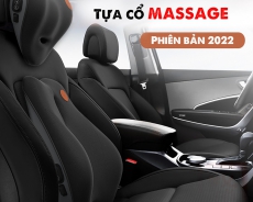 Gối và Đệm ghế xe ô tô Tích hợp Máy Massage Lưng Cổ 