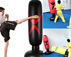 Trụ hơi đấm bốc phản xạ, bao đấm boxing tập võ tự cân bằng